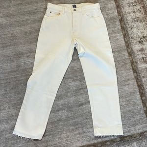 Gap denim. Off white.